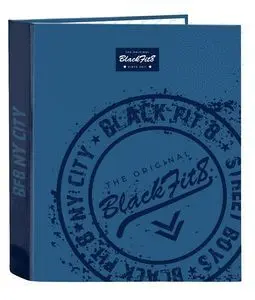 Carpeta Carton Folio 4Anillas Lomo Ancho Blackfit8