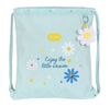 SACO PLANO RECICLABLE BLACKFIT8 DAISIES