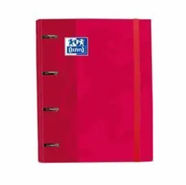 Carpebloc Tapa Extradura A4+ con Recambio Rojo