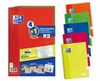 PACK 4 CUADERNOS + 1  OXFORD  TAPA EXTRA COLORES  Fº 80H 4X4  + PIZARRA OXFORD