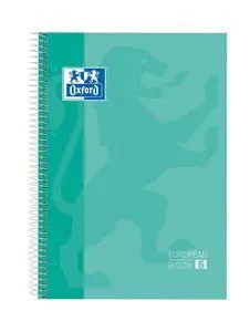 Bloc Europeanbook5 te A4+ 120H 5X5 Vivos Ice Mint