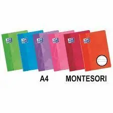 Libreta Grapada Tapa Blanda A4 48H Montesori Surti