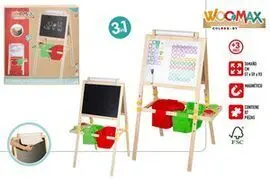 Pizarra Pie 3 en 1 57X59X93 cm 3A+ Woomax
