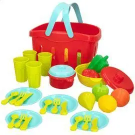 Cesta con Alimentos y Menaje My Home