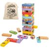 JUEGO SPIDEY TORRE BLOQUES MADERA 2 EN 1 JENGA Y D