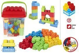 Cubo 35 Piezas Color Block - Basic