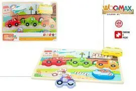 Puzzle Madera Vehiculos Woomax