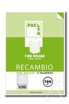 RECAMBIO A4 100H 100GR CUADRO 4MM 4 TALADROS CON M