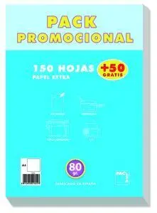 Resmilleria A4 Liso 80Gr 150+50H Pack Promocional
