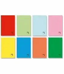 Libreta Fº 50H 70Gr Cuadro 4Mm Colores Surtidos