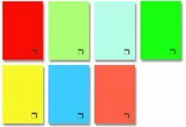 Libreta 4º 50H 70Gr Pauta 3. 5Mm Colores Surtidos