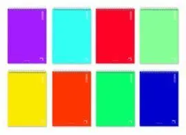 Bloc Espiral 12º 80H 60Gr Cuadro 4Mm Colores Surti