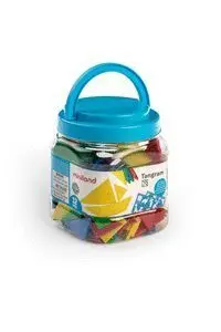 Juego Miniland Set 12 Tangrams