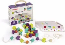 Juego Eco Matematicas Enlazar Figuras Multicolor