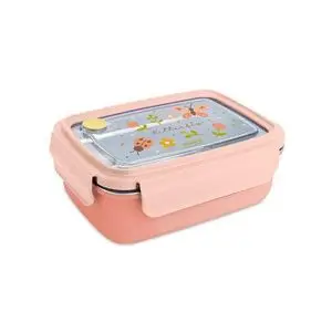 Cajas de Almuerzo 450 Ml Steel Lunchbox Butterfly