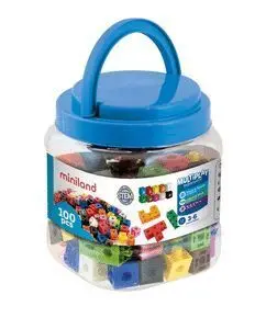 Juego Cubos para Juego Matematico 100 Pcs