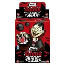 Golosina Blood Balls Chicle con Relleno Liquido 20