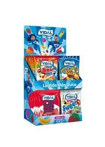 Expositor de 32 Bolsas de 100 Gr Golosinas Surtida