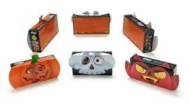 Cajita Halloween 80 Gr de Bolsitas Individuales de