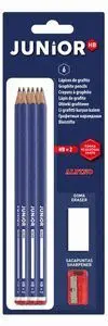 Lapices Alpino Junior Hb Blister 6 Unidades + Saca