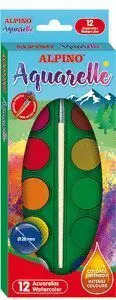 Acuarela Alpino Estuche 12 Col