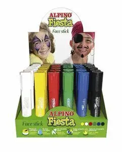 Maquillaje Alpino Expositor 36 Fiesta Face Stick
