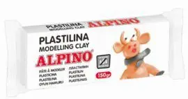 Plastilina Alpino 150Gr Blanco
