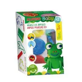 Pasta Modelar Alpino Baby Dough Animales 85Gr 3 Co