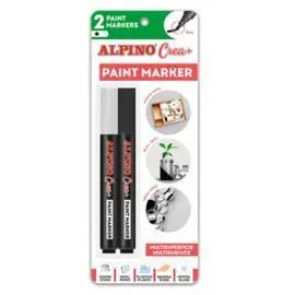 Rotulador Alpino Paint Marker Blister Blanco y Neg