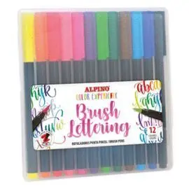 Rotulador Alpino Brush Lettering 12 Colore