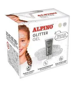 Glitter Gel Plata