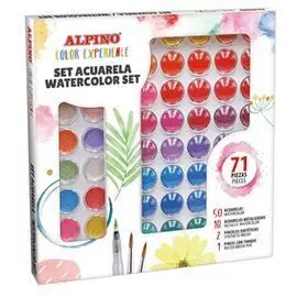 Set Acuarelas Alpino Color Experience 71 Colores S