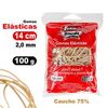 BOLSA 100G GOMA ELASTICA 2MM X 14CM FIXO