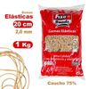 BOLSA 1000G GOMA ELASTICA 2MM X 20CM FIXO