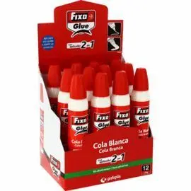 Cola Blanca 35G Fixo con Aplicador Doble