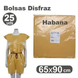 Pack25 Bolsa Disfraz 65X90 Habana