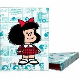 Carpeta A5 Forrada 4 Anillas 20Mm Mafalda 23 Viñet