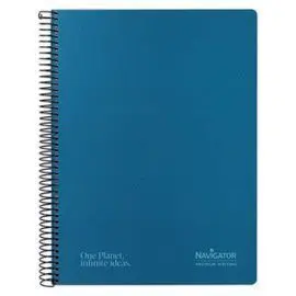 Cuaderno Contracolado A4 Azul 80H 80G Cuadro 4Mm