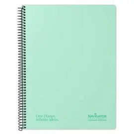 Cuaderno Contracolado A4 80H 80G Cuadro 4Mm Mint