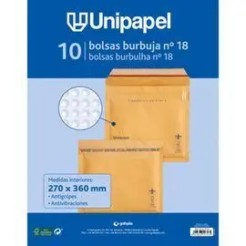 Paquete 10 Bolsas Burbujas Nº 18 270X360 mm 75Gr u