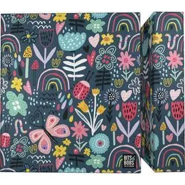 Carpeta 4 Anillas 40 mm Forrado A4 B B 24 Botanic