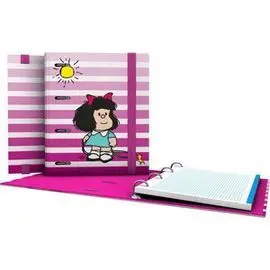 Carpebook 4 Anillas 25 mm A5 Mafalda 24 Birdie
