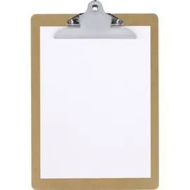 Carpeta Sujetapapeles Madera con Pinza Jumbo A4