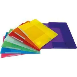 Carpeta Colorgraf 3 Solapas Gomas Amarilloillo Sof