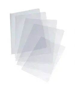 Dossier Pestaña Fino Transparente Folio Grafoplas