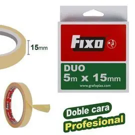 Cinta Adhesiva 5X15 Fixo Duo Doble Cara