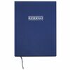 LIBRO RESERVAS A4 FORR. TELA AZUL MARINO