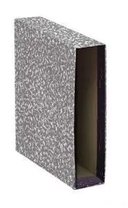 Caja Archivador Cuarto Jaspeado Gris
