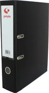 Archivador Palanca A4 65 mm Grafcolor Negro