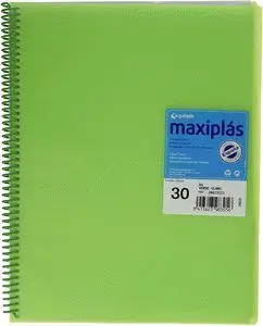 Carpeta 30 Fundas Verdeclaro